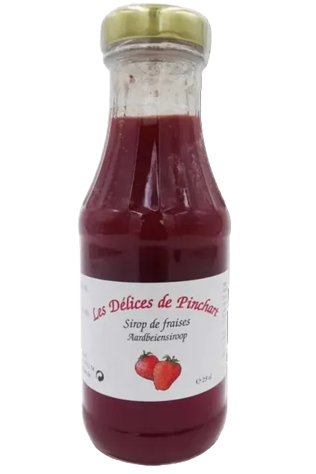 Sirop de fraises - Les délices de Pinchart