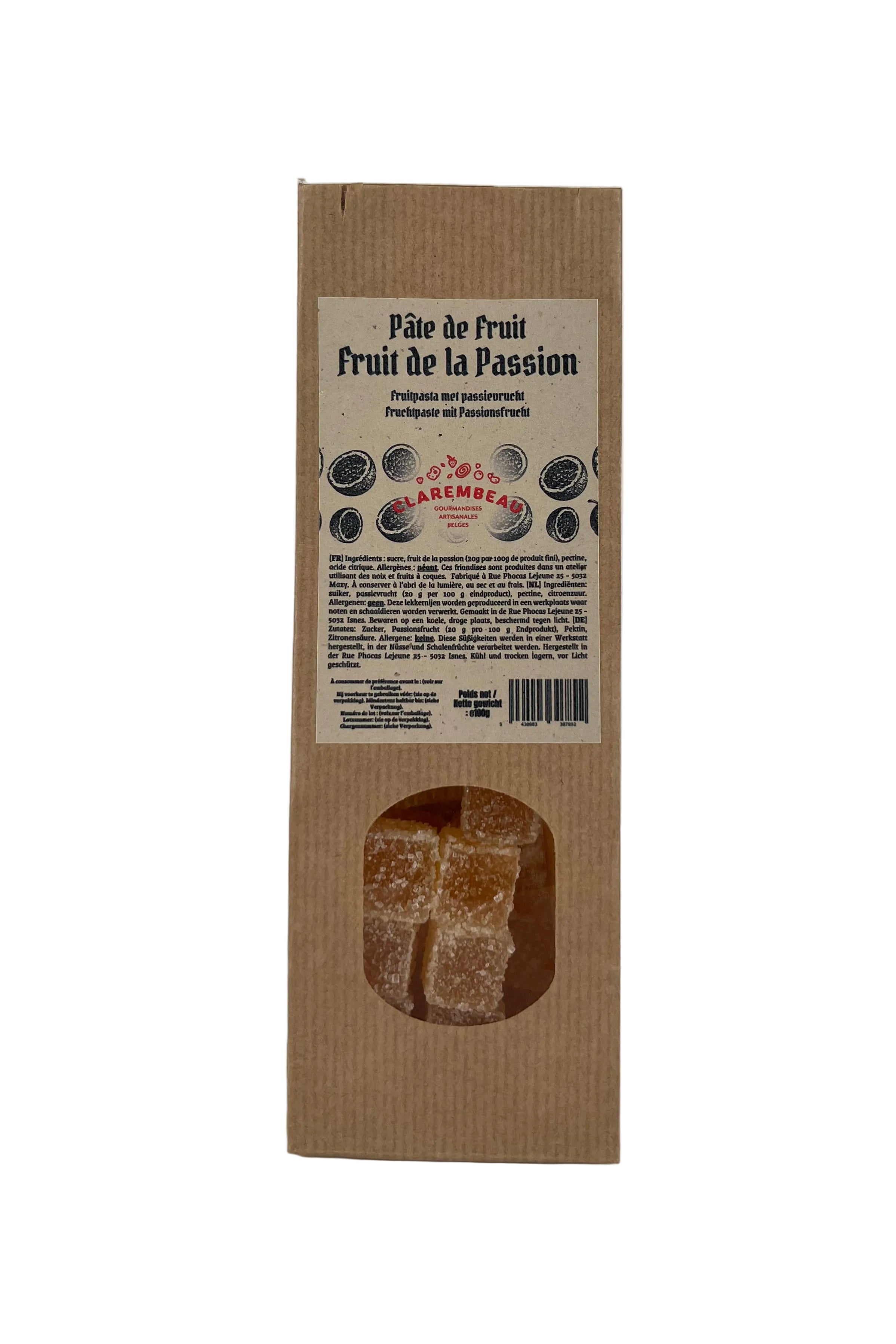 Clarembeau Pate de fruit 100g