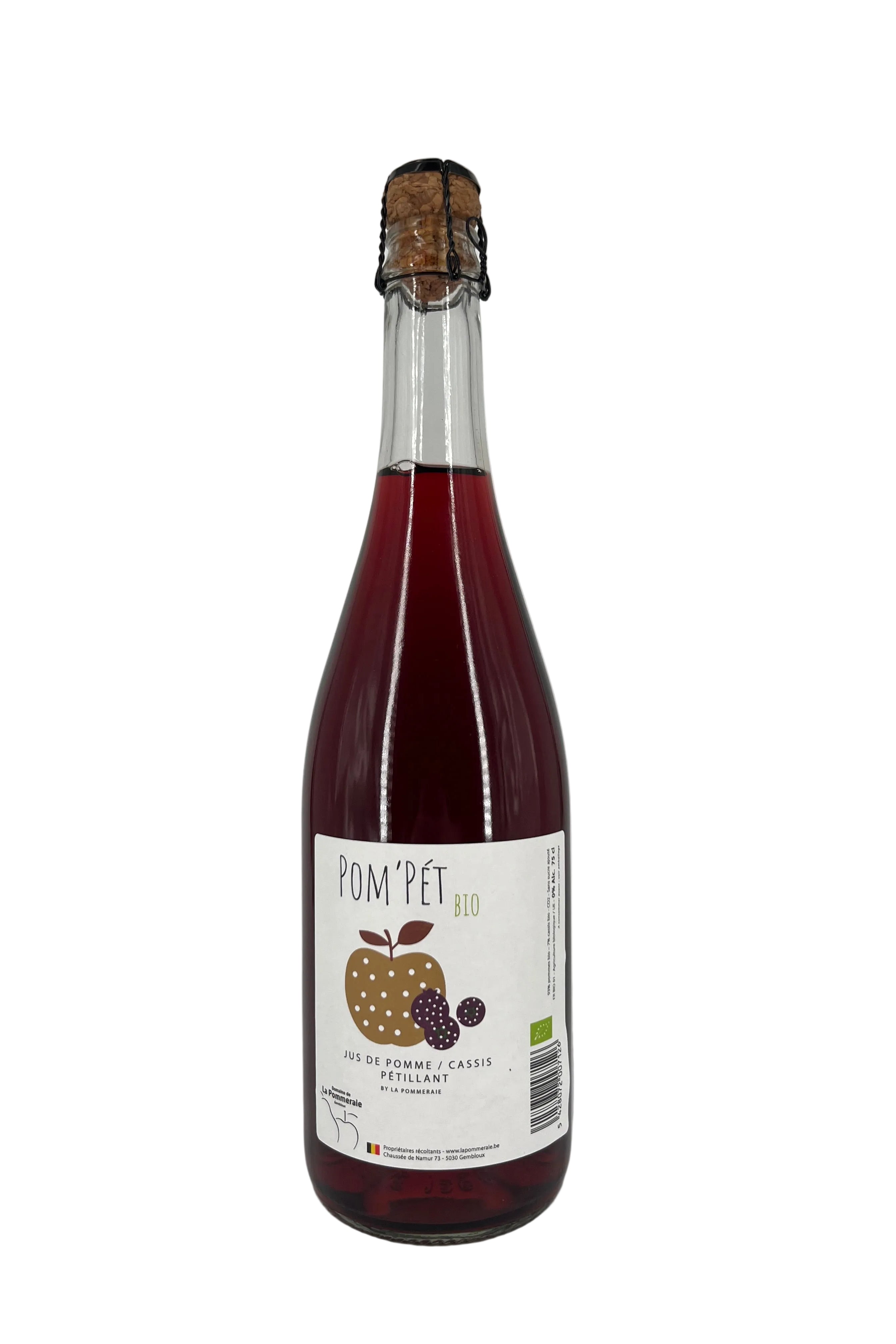 Pom'Pet pomme/cassis BIO 75cl