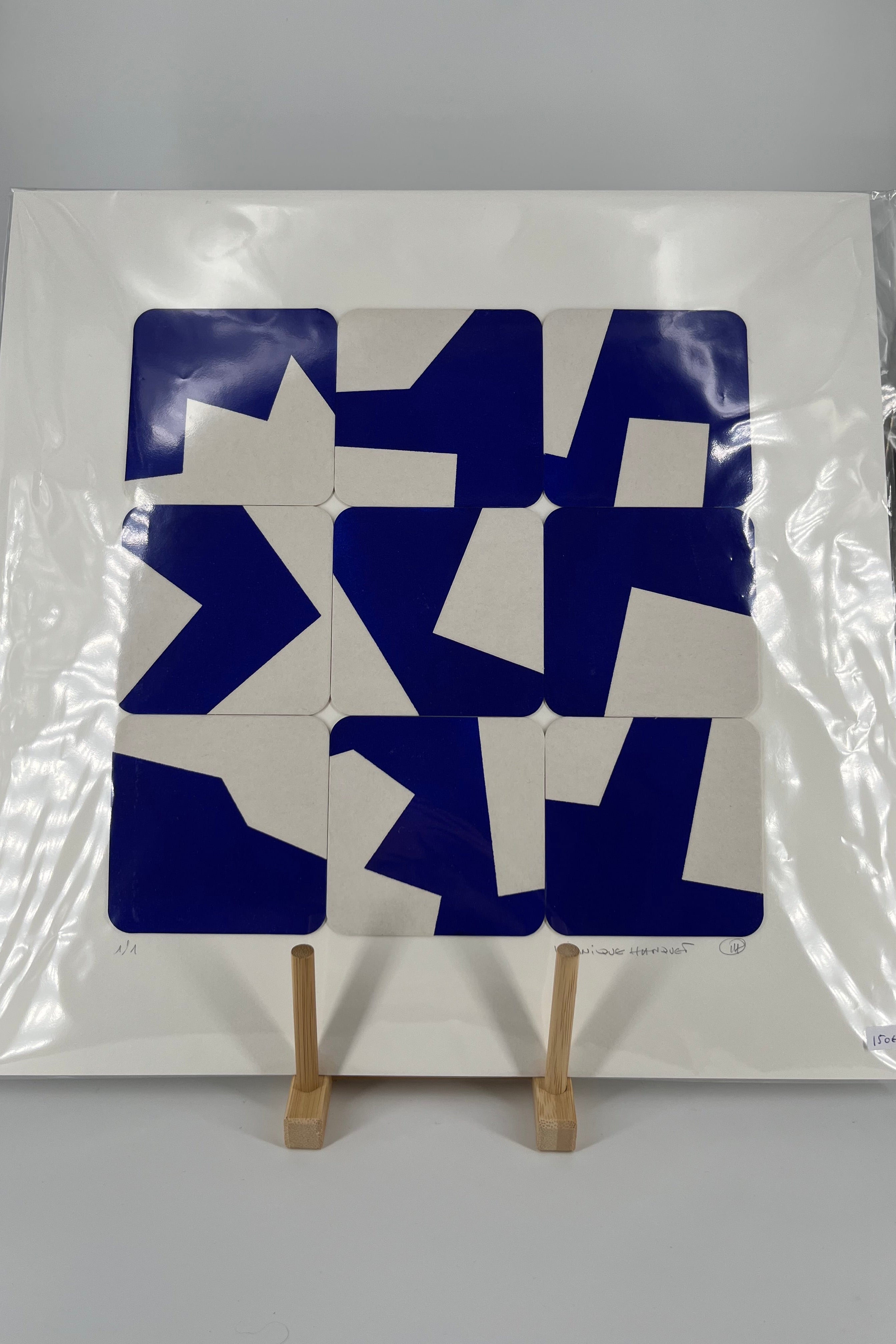Forma Povera serigraphies imprimees sur sous-bocks - moyen