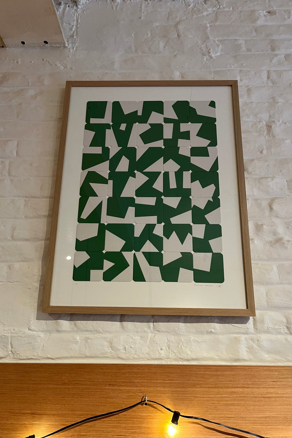 Forma Povera serigraphies imprimees sur sous-bocks - grand
